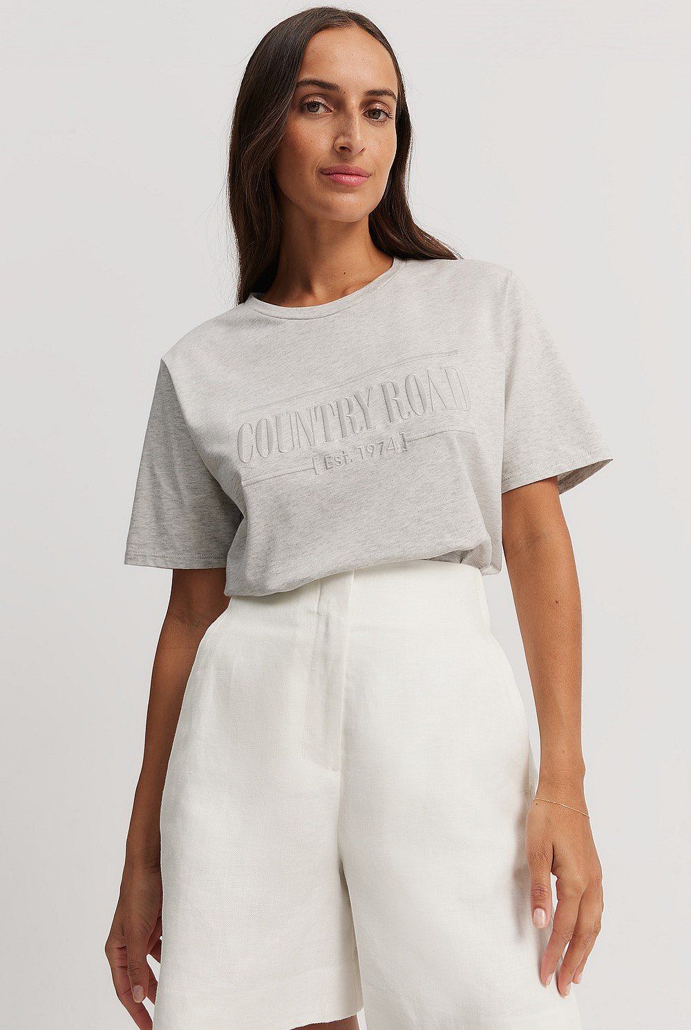 Stripe Heritage EMB Top