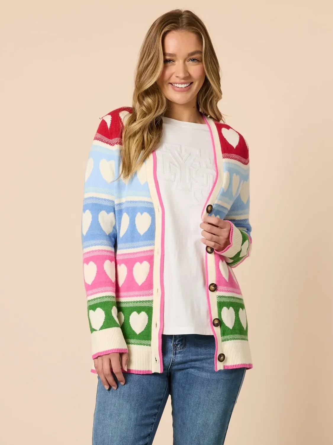 Chic Hearts Cardi
