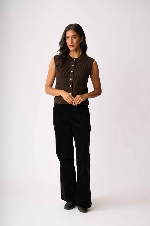 Cable Knit Detail Cardigan