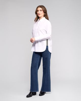 Chart Shirt, Colour: White, Size: 8