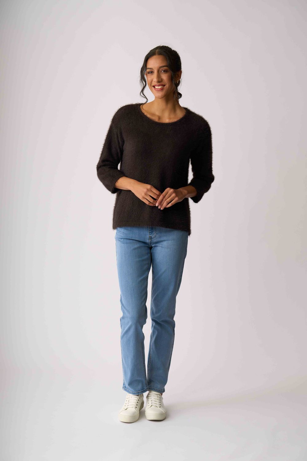 Boxy High Low Jumper