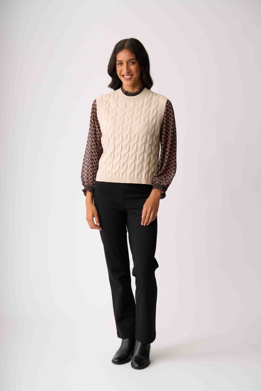 Cabled Vest