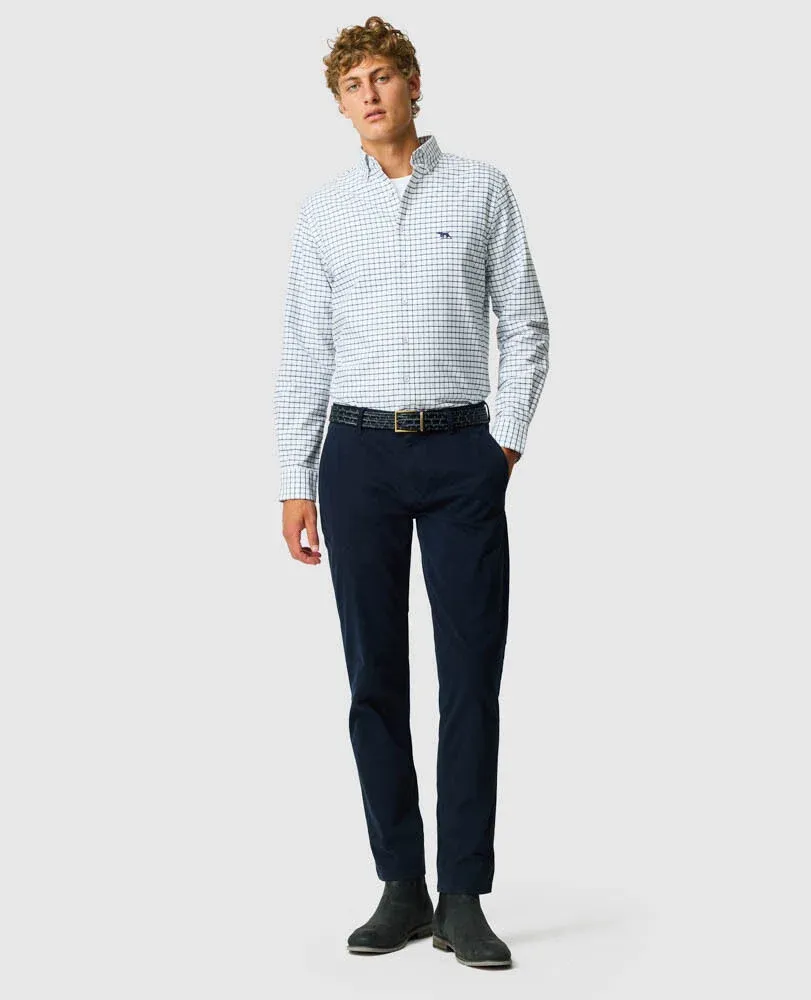 Gunn Check Oxford Shirt, Colour: Marine, Size: S