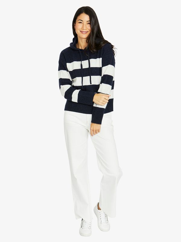Stripe Hoodie Pullover