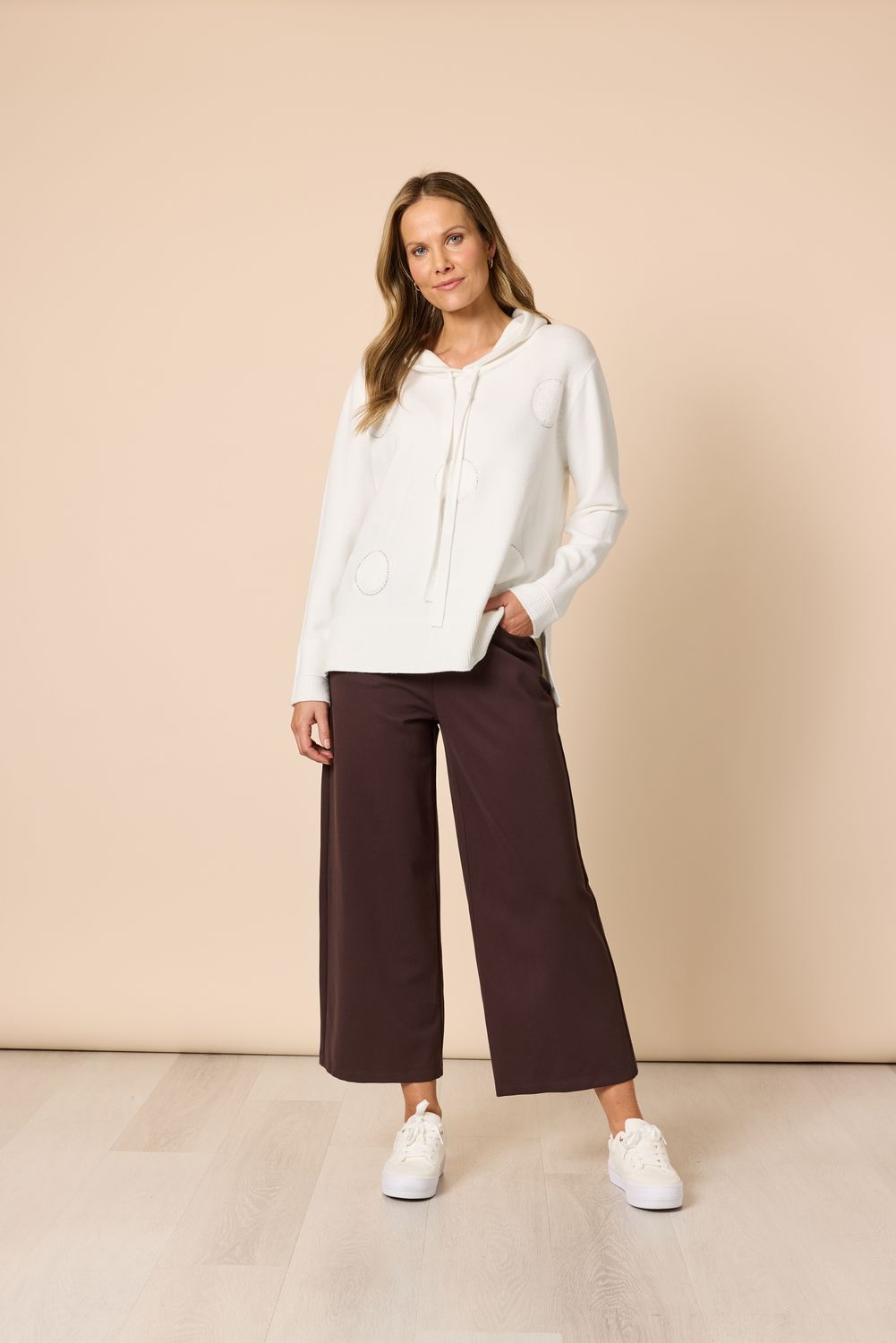 Kimmy Wide Leg Ponti Pant