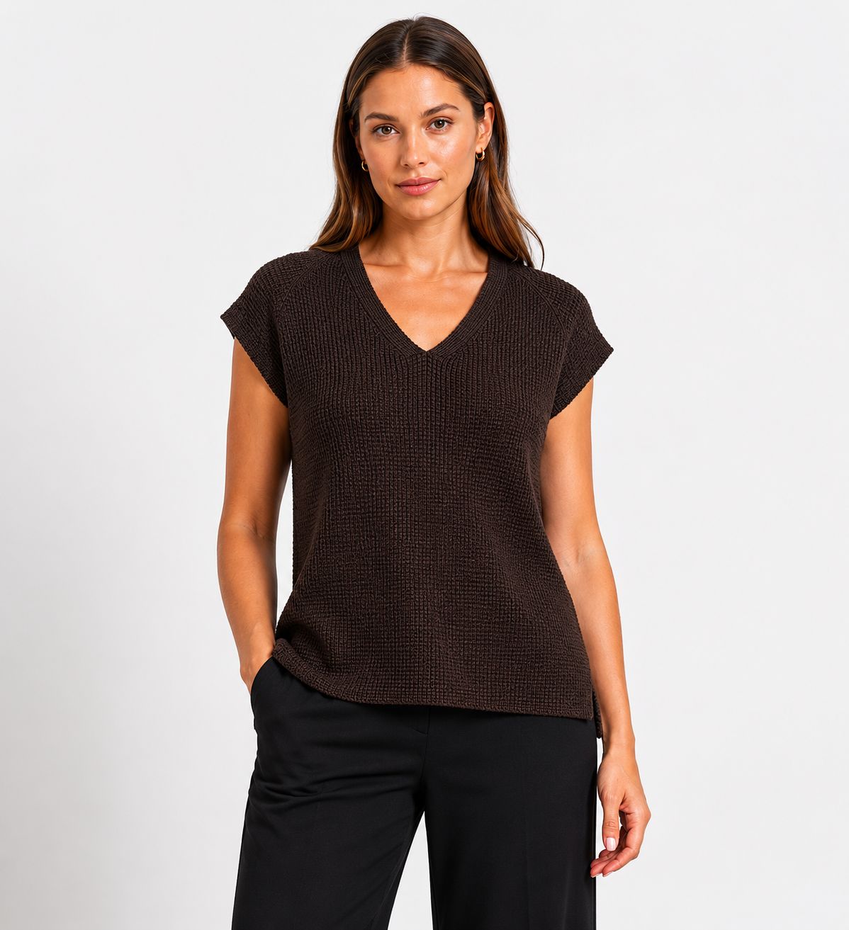 Vee Waffle Vest
