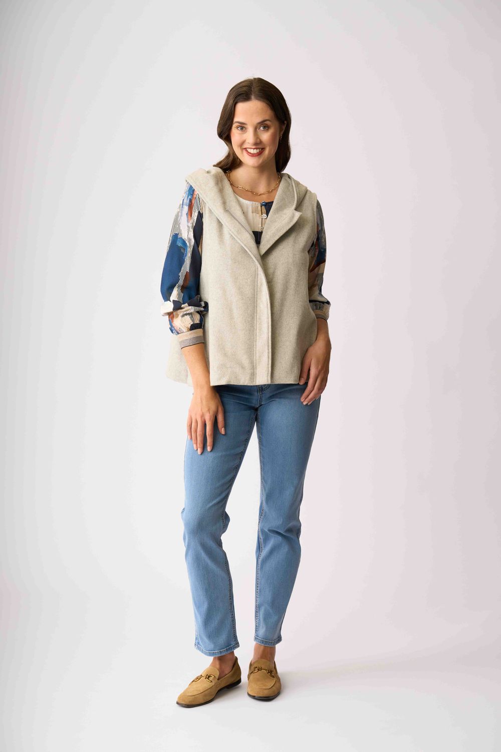 Wool The World Vest, Colour: Silver Grey, Size: 8