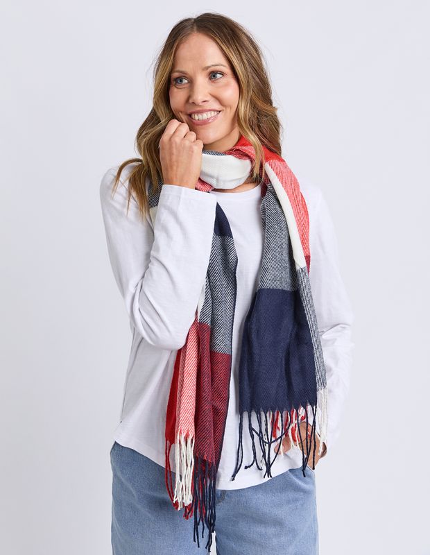 Celeste Check Scarf