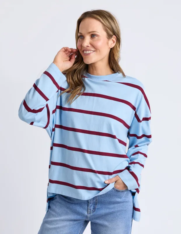 Callie Stripe LS Tee