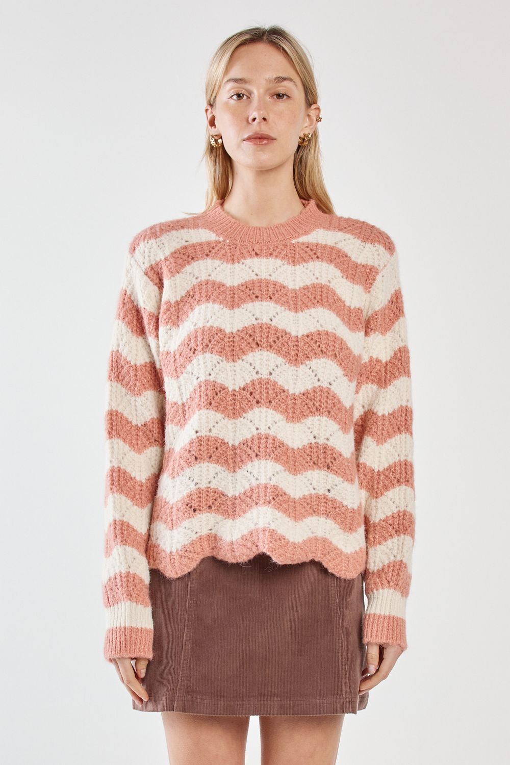 Nikkita Wavy Stripe Knit