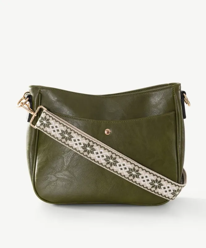 Sonya Cross Body Bag Olive
