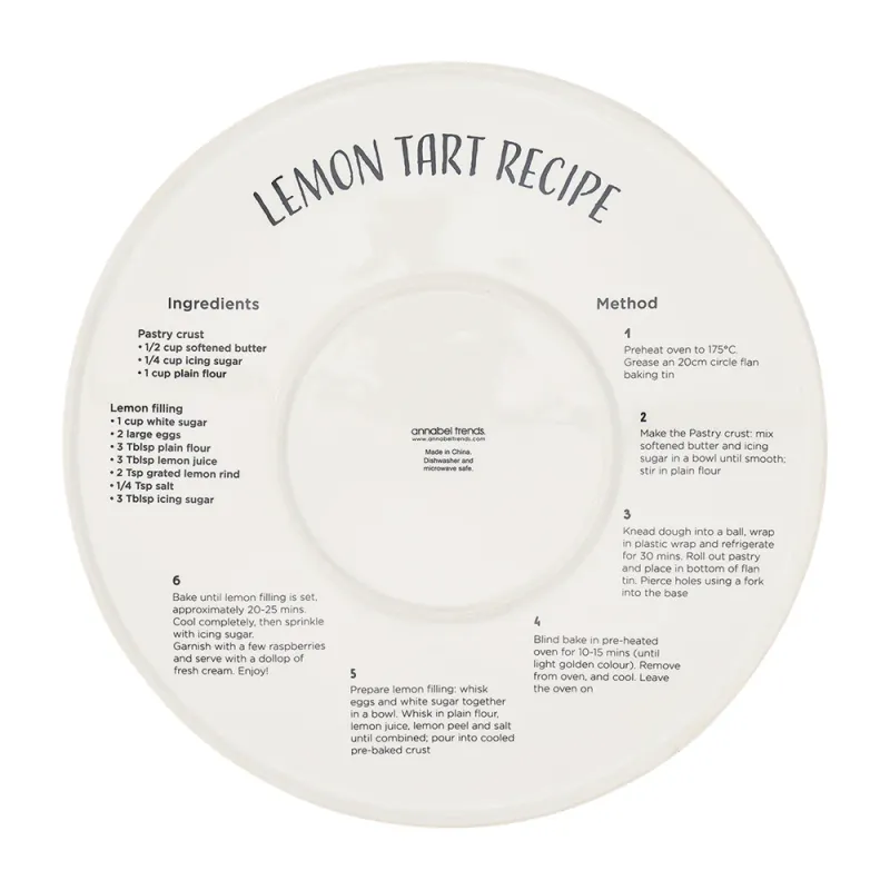 Serving Plate - Lemon