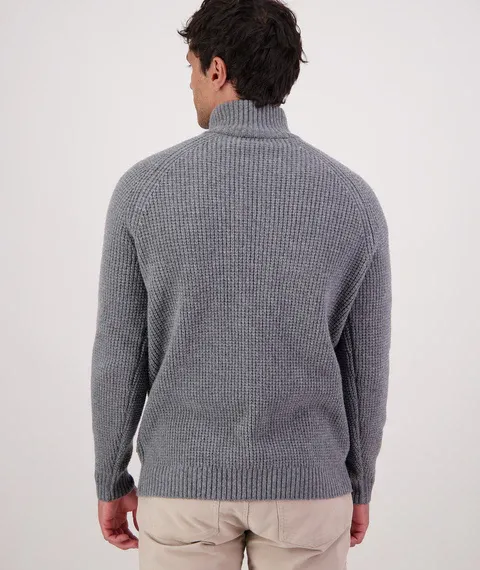 Chalky Island Waffle Jumper