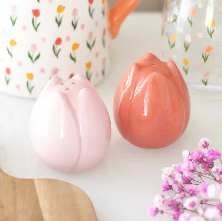 Tulip Salt and Pepper Shakers