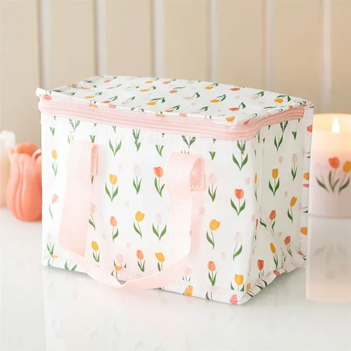 Tulip Print Lunch Bag