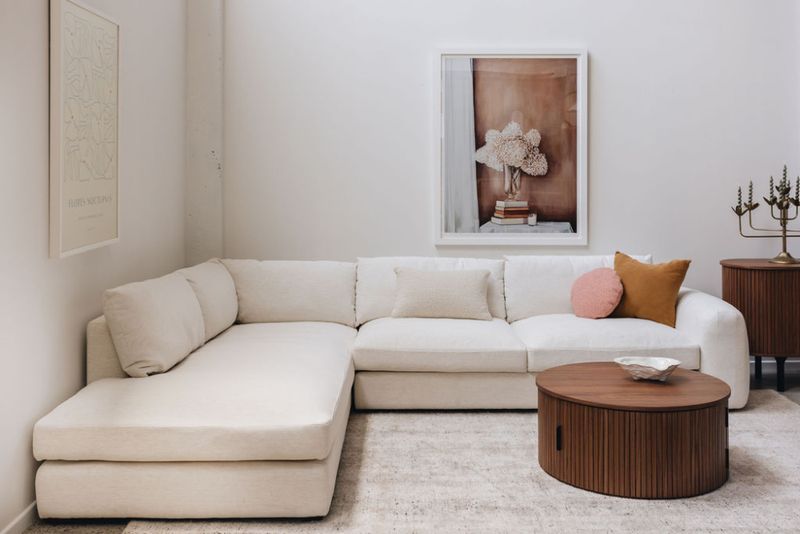 Palliser Round Coffee Table Walnut