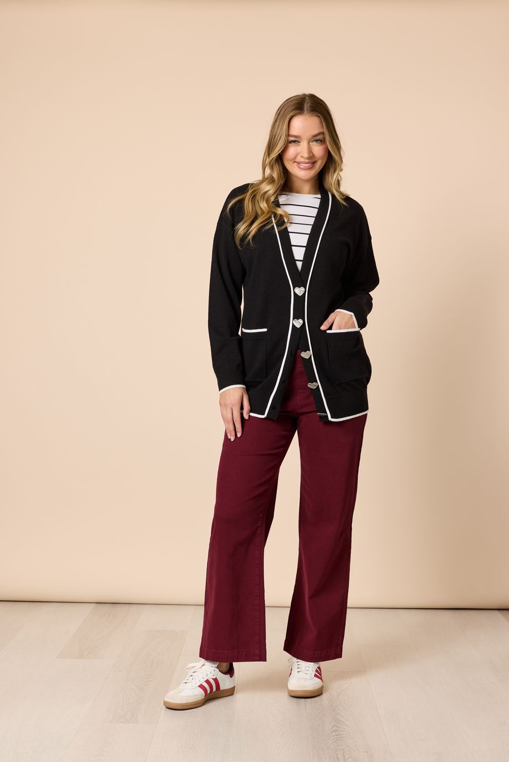 Slalom Heart Cardi