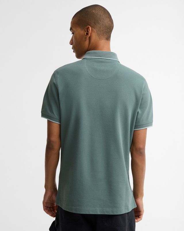 Barbour Denwick Tipped Tailored Polo Shirt