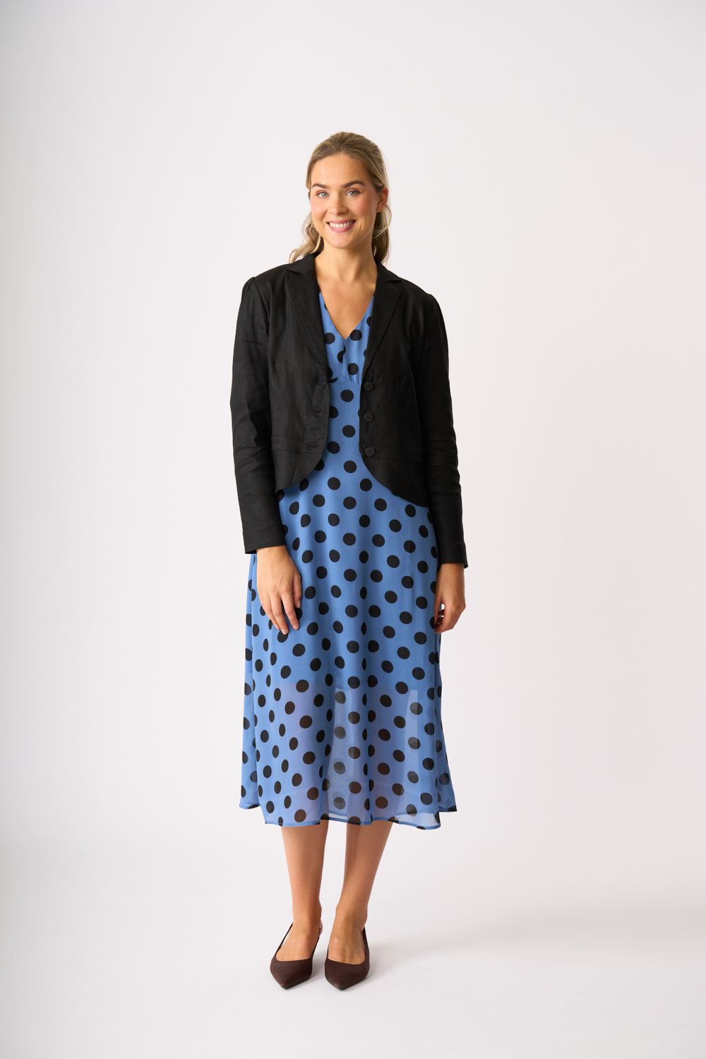 Scoop Back Hem Jacket