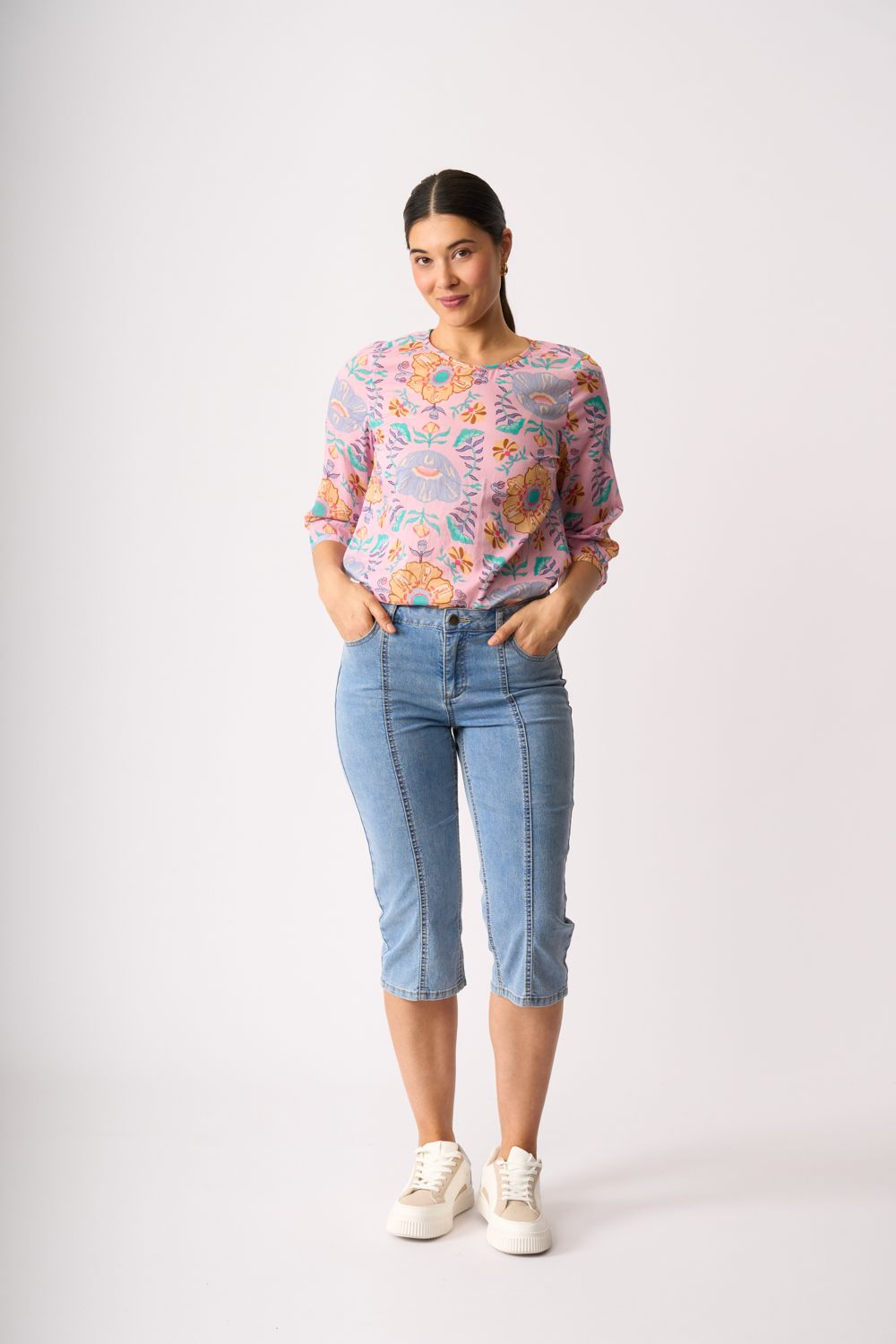 Denim Capri