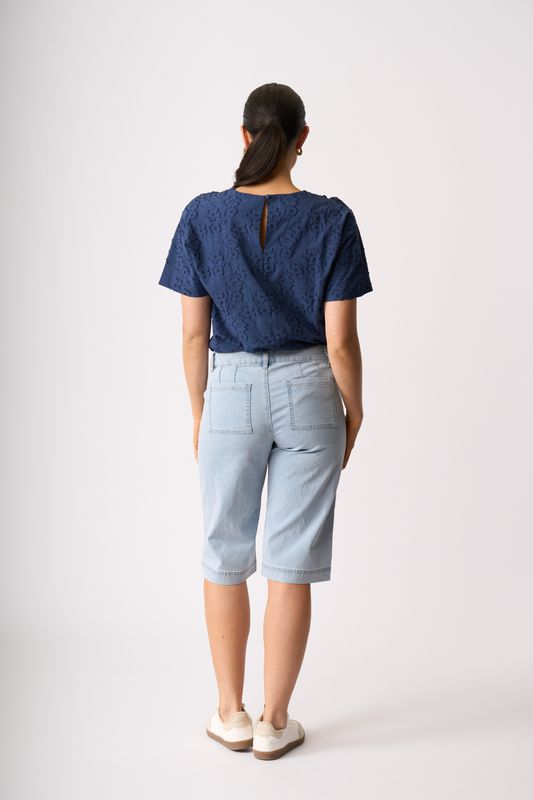 Denim Utility Shorts