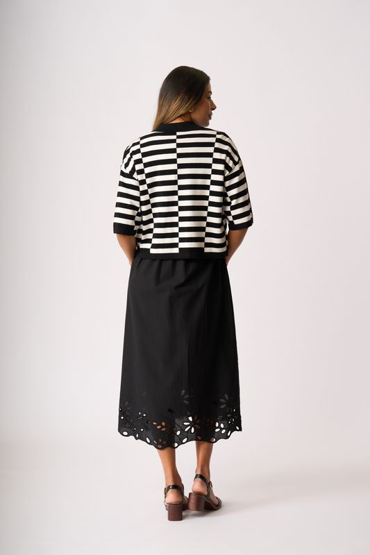 Stepped Cardigan