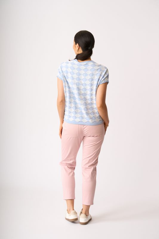 Diamonds Drop Shoulder Top