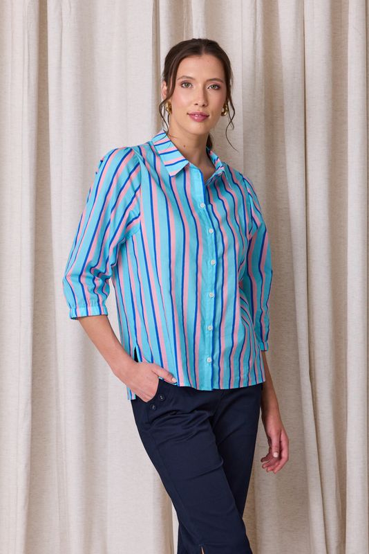 Match Stripe Shirt