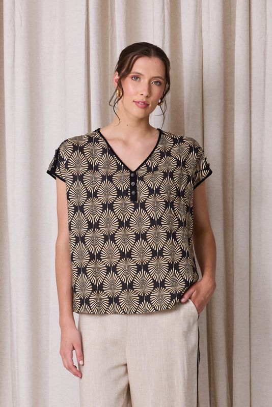 Gaby Printed Top