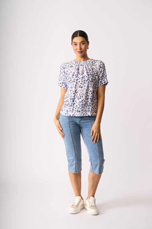 Pleat Neck Top