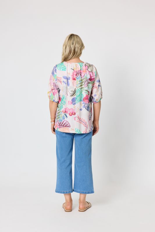 Desert Rose Printed Top