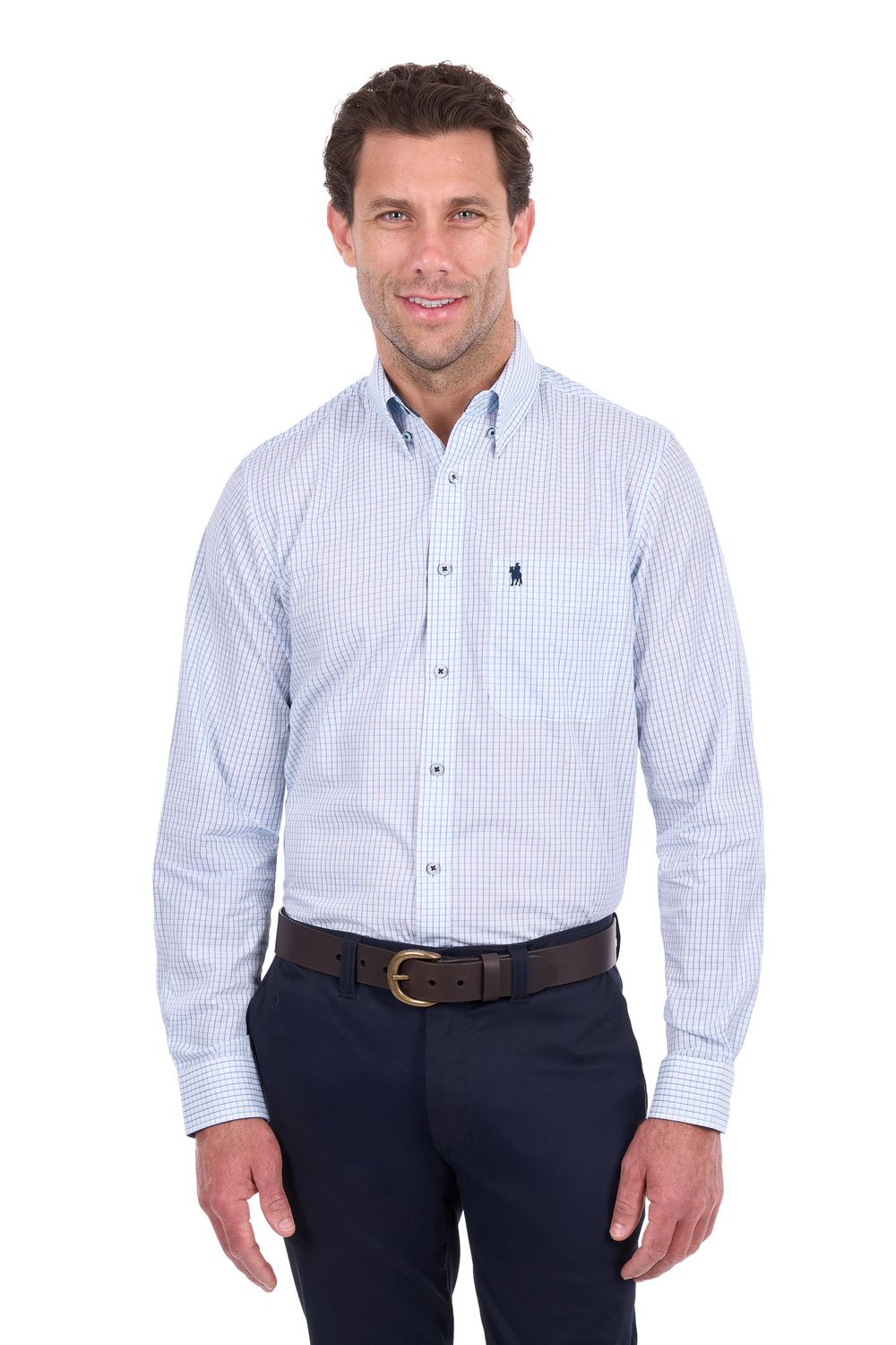 Mens Leo 1 Pocket LS Shirt