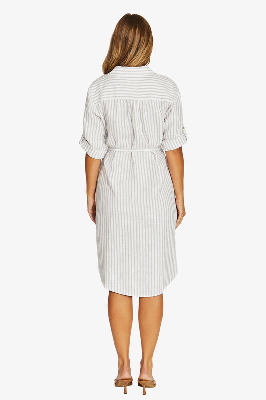 Striped Linen Dress