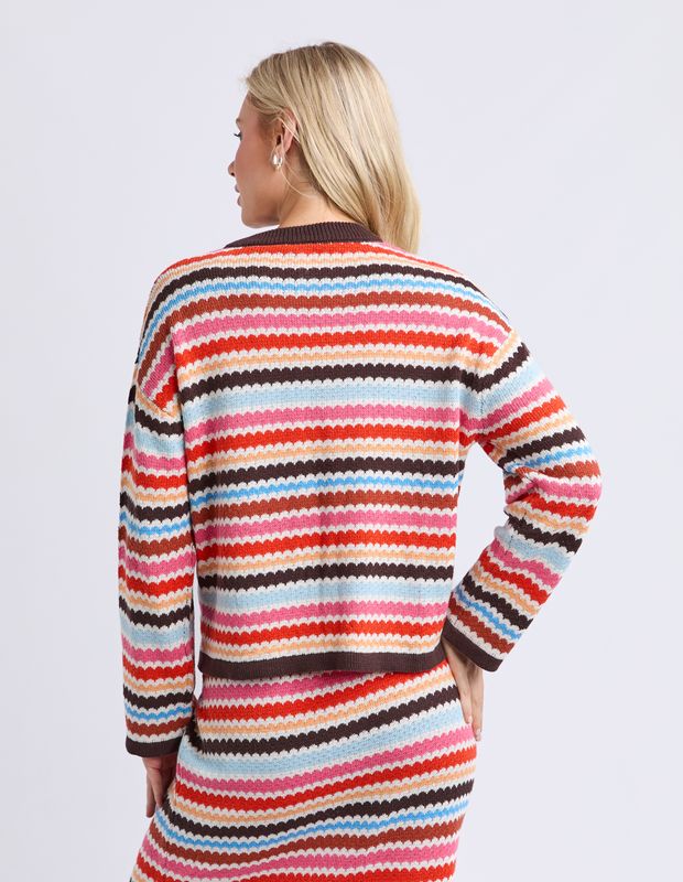 Retro Reef LS Knit
