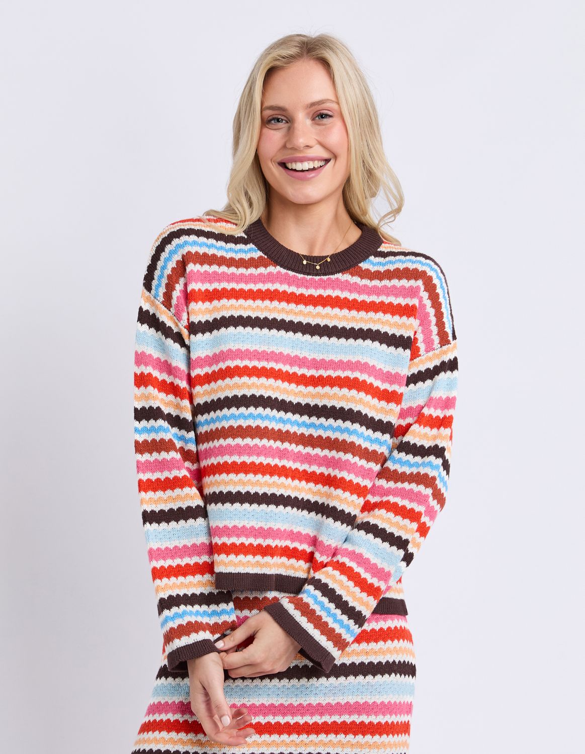 Retro Reef LS Knit
