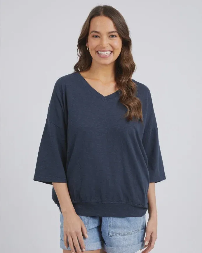 Mazie Vee Neck, Colour: Navy, Size: 8