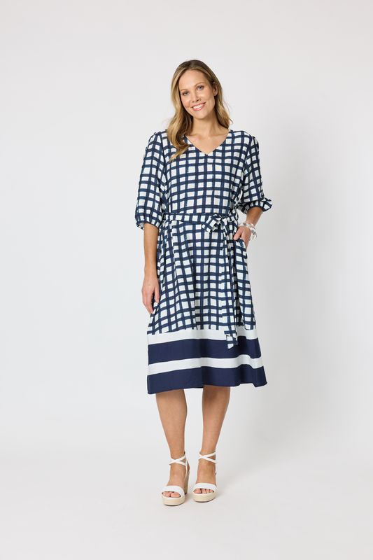 Monaco Grid Dress