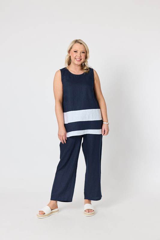 Chloe Linen Top
