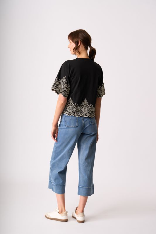 Broderie Detail Top