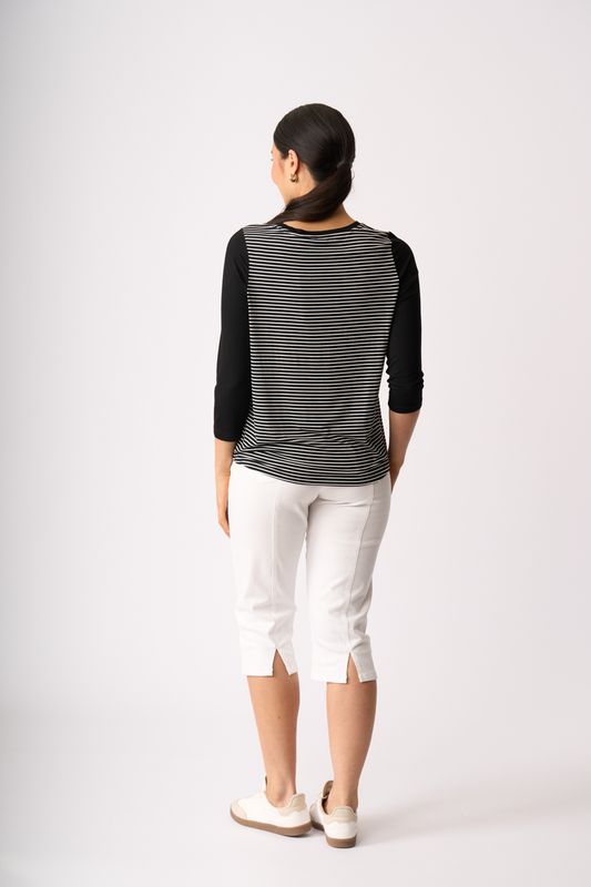 Relaxed Fit Contrast Front Top