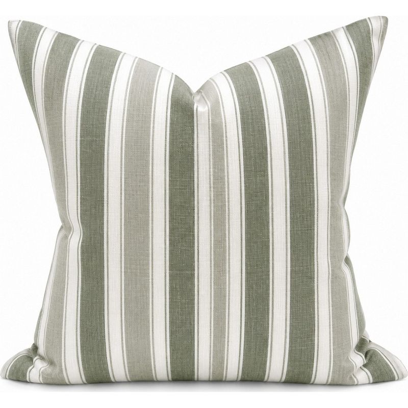 Striped Green Cushion