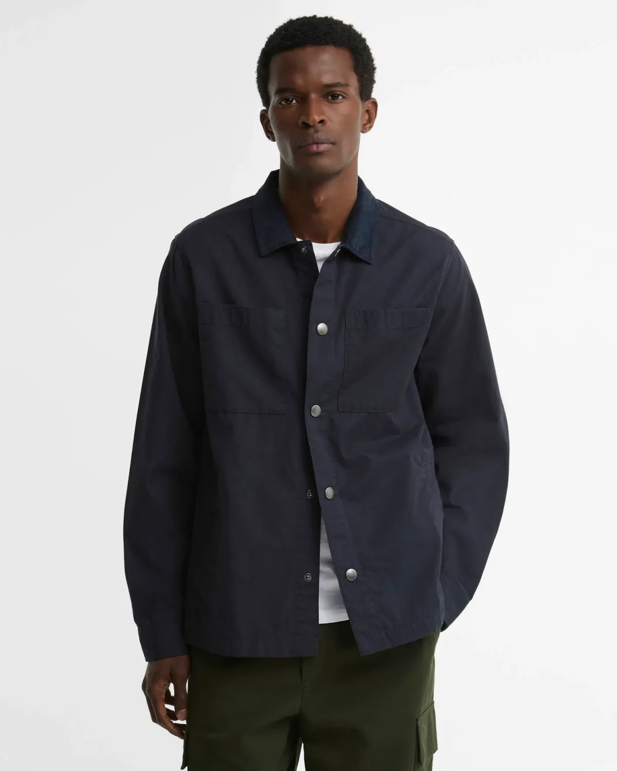 Barbour Cord Collar Twill Overshirt
