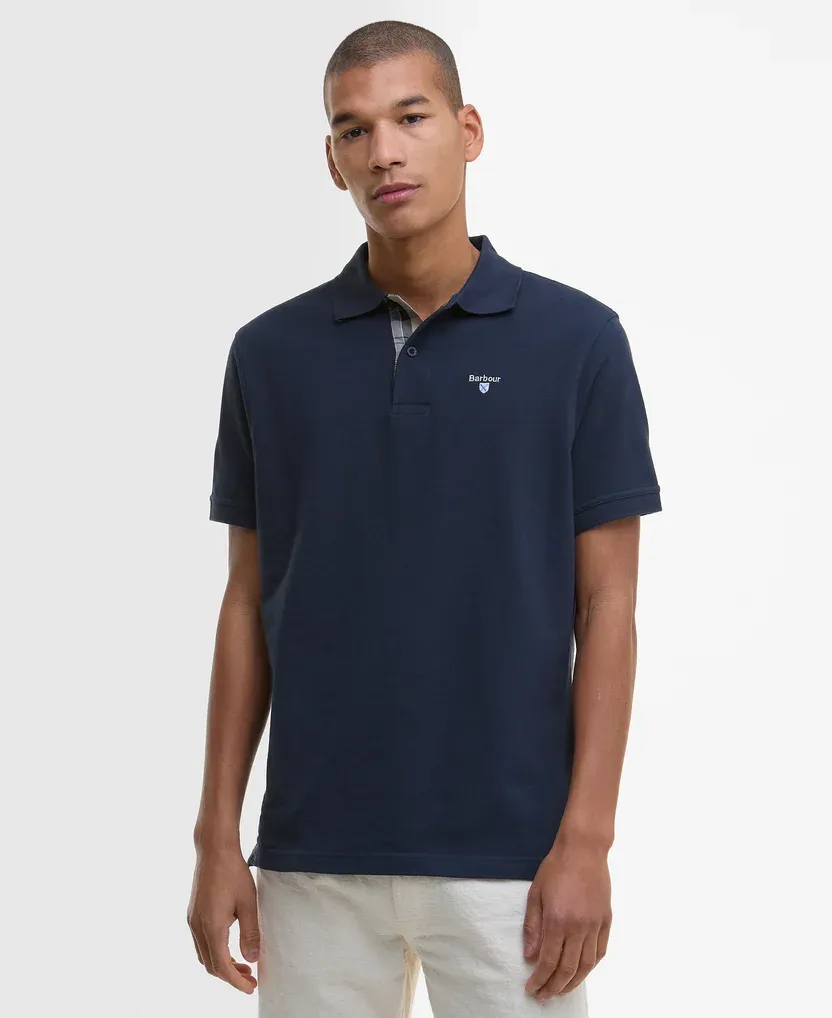 Barbour Regular Fit Tartan Pique Polo Shirt
