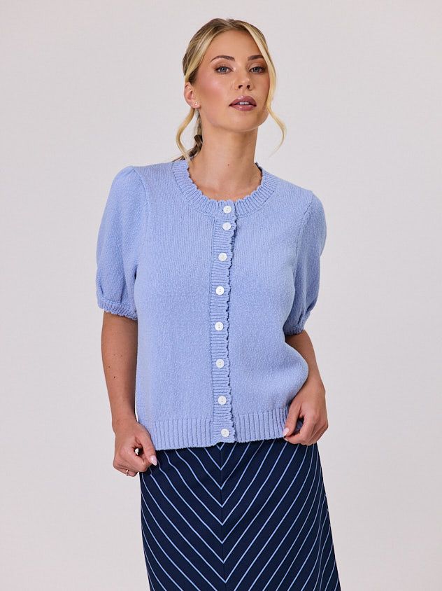 Gem Button Cardi