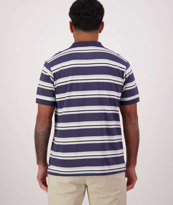 Waimate Mens Stripe Polo