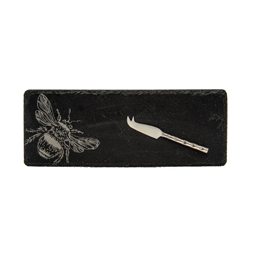 Selbrae House Mini Slate Cheese Board And Knife Set