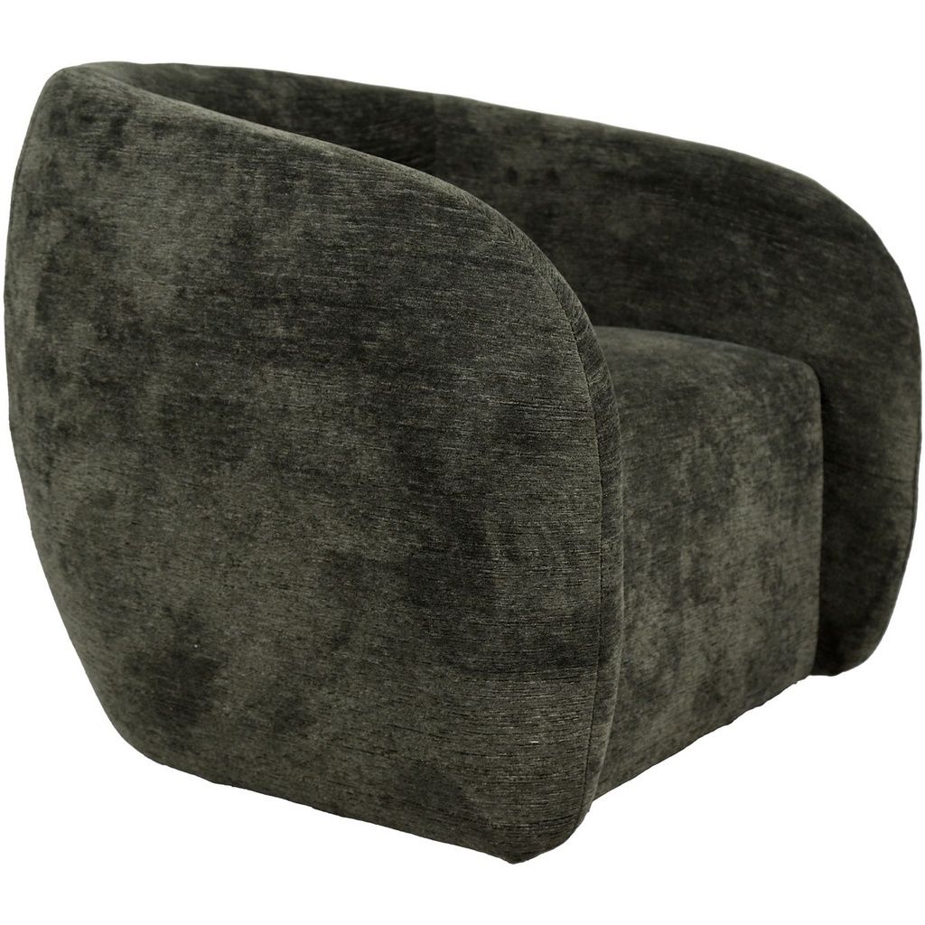 Mila Swivel Chair - Moss