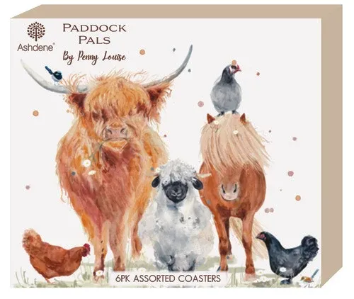 Paddock Pals Assorted 6 Coasters