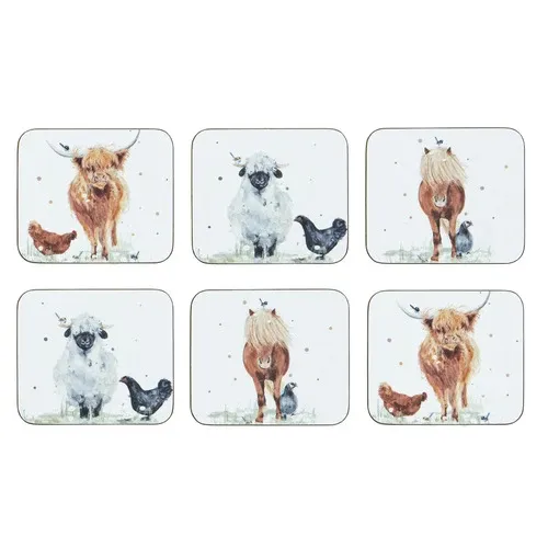 Paddock Pals Assorted 6 Coasters