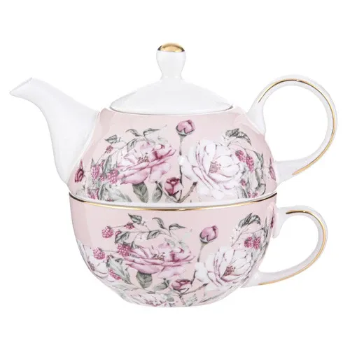 Raspberry Rose Tea For One